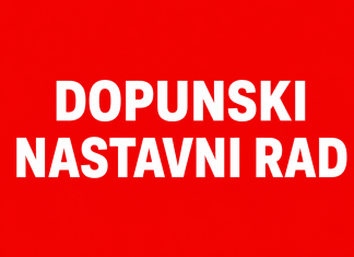 Raspored dopunskog nastavnog rada u ljetnom roku